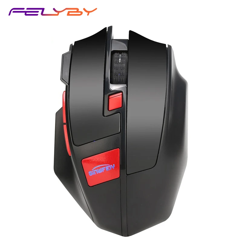 FELYBY W2 1600 Точек на дюйм 6 пуговиц 2.4g беспроводное устройство зарядки оптическая