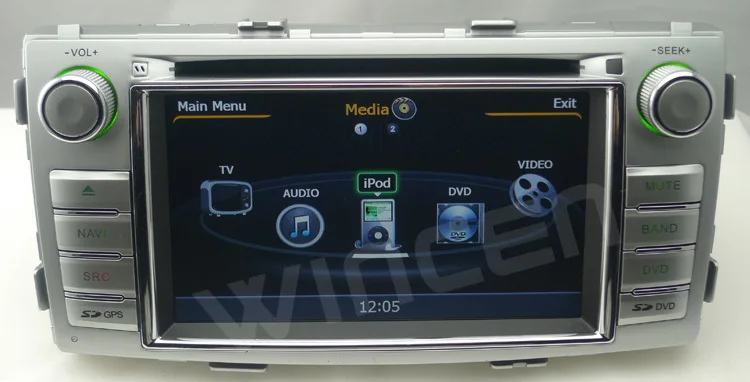 S100 A8 двухъядерный 6 2 "Автомобильный GPS для Toyota Hilux 2012 1 ГБ процессор 512 М DDR V-20