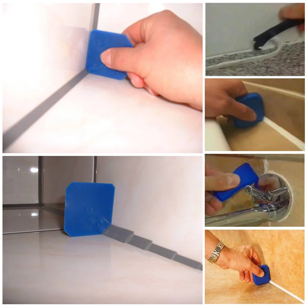 9pcs Handheld Caulk Angle Cleaning Glue Remover Sealant Shovel Tool Set Seamless Joints Household Scraper Corner DIY | Дом и сад