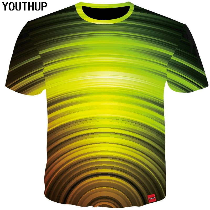 YOUTHUP 2020 Новый дизайн Мужская футболка 3d принт креативная забавная крутые