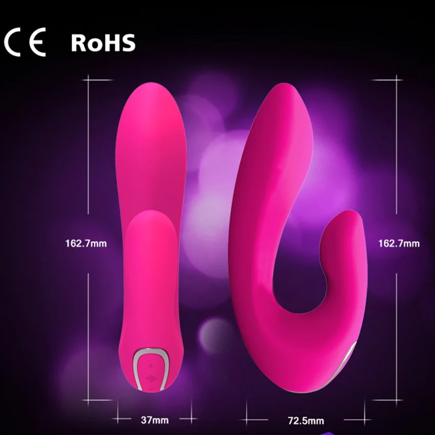 Wowyes G Spot Электрический ударный импульсный вибратор для женщин USB перезаряжаемая