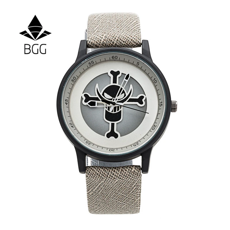 BGG бренд бирка часы унисекс Для женщин кожаный ремешок Повседневная Смотреть