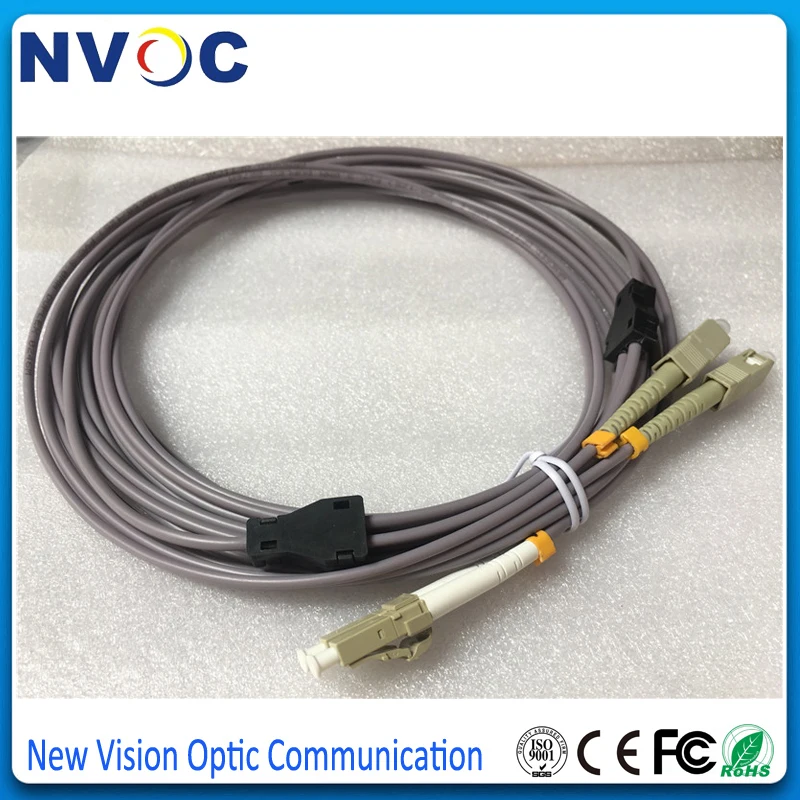 Бесплатная доставка LC/UPC SC/UPC DX мм 6 м бронированный патч корд LC SC многомодовый OM1 62
