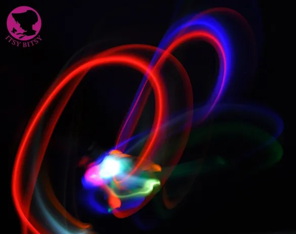 Многоцветный Изменение Оптического Волокна СВЕТОДИОДНЫЕ Перчатки Свет Перста