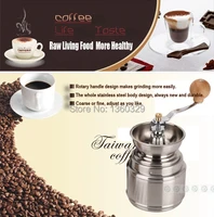 New Arrival Stainless Steel Fresh Coffee Grinder Salt and Pepper Mill Herb Spice Chili Beans Weed Grinder Machine