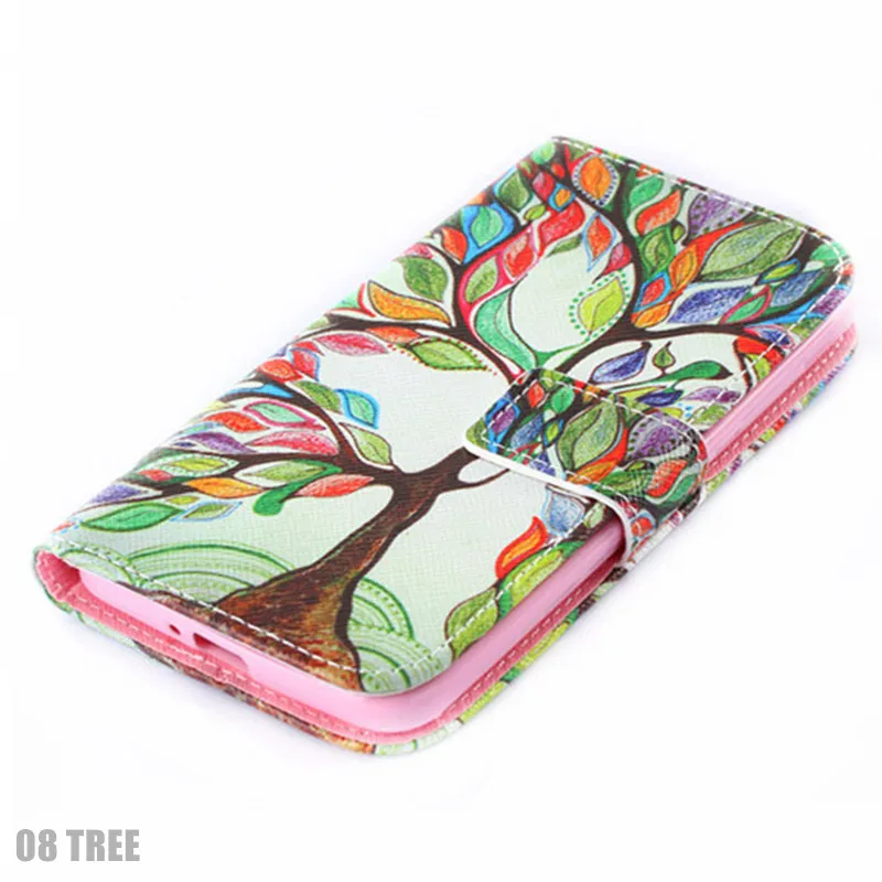 08 TREE Кожаный чехол-кошелек с рисунком PDGB для Meizu M6 Note, чехол s Meizu M2 mini M3 M3s M5s M5 Note M5c A5 U10, цветной Чехол-книжка с откидной крышкой - Цвет: 08 TREE