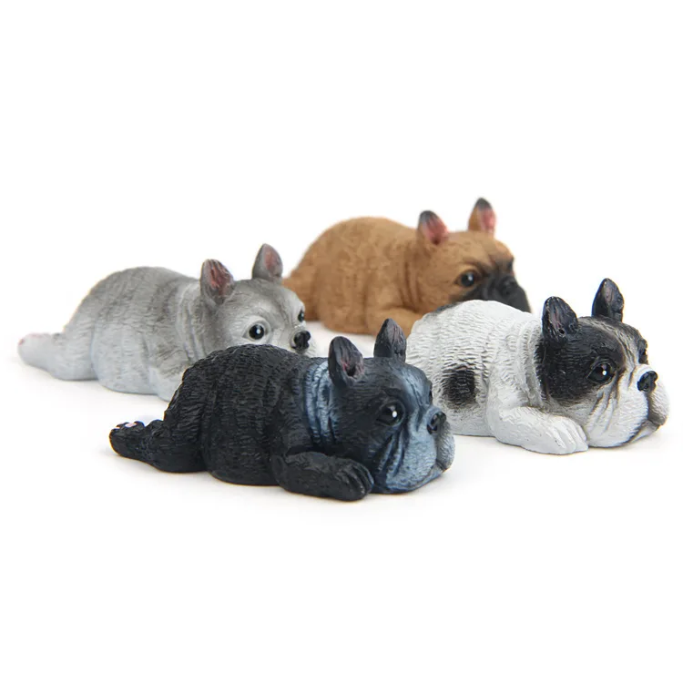 Мини Франция бульдог 3D фигурка магнит мультфильм шаблон холодильник магнитные