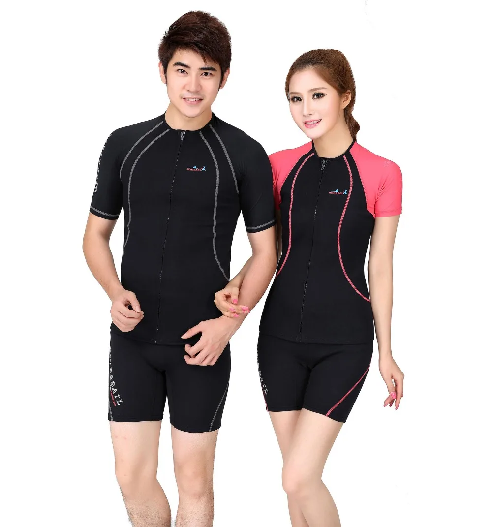 

Surf Dive Scuba Swim Suits 1.5mm Neoprene and 0.4mm Lycra Wetsuit SHORTS Swimsuit for Spring and Autumm Fall