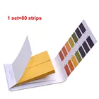 1 Набор 80 полосок PH универсальные тестовые бумажные полоски 80 полосок PH бумажные анализаторы полный диапазон 1-14