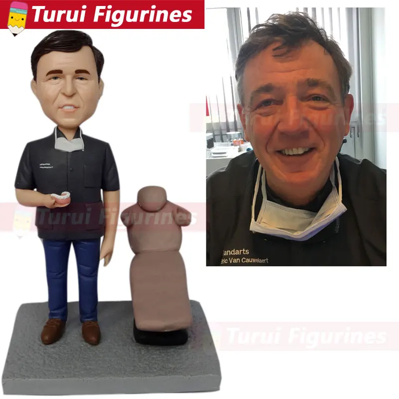 

Custom Bobblehead Personalized Husband Boyfriend Gift Bobblehead Figurines Based on Customers' Photos BF Birthday Cake Topper Bd