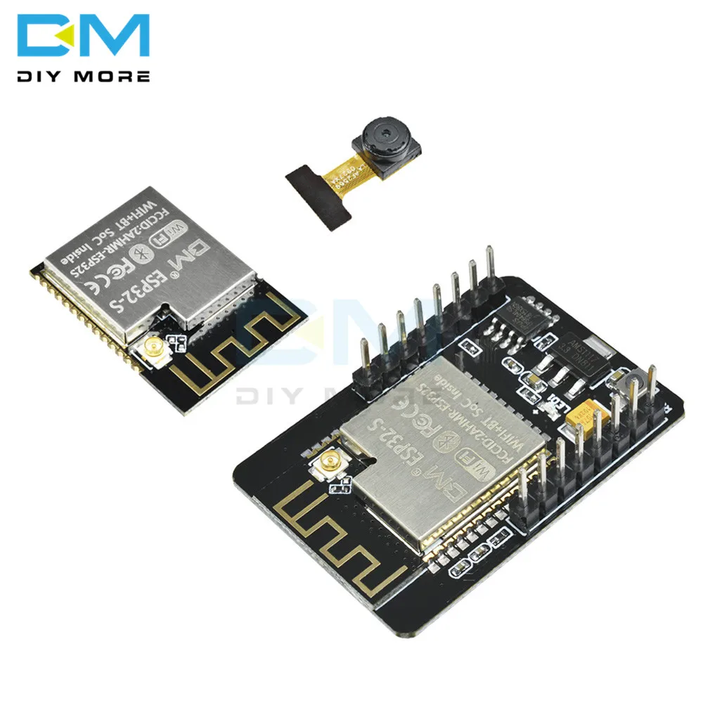 OV2640 ESP32-CAM беспроводная WiFi Bluetooth модуль камеры макетная плата DC 5V ESP32 двухъядерный 32-бит ЦП 2 МП TF карта OV7670