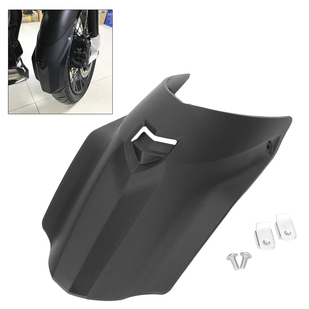 

Black Motorcycle Front Fender Mudguard Extension ABS For BMW R1200GS R1200GSA 2014 2015 2016 2017 2018