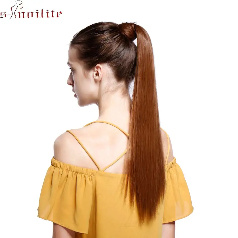 S noilite 26 &quotклип на шнурке накладные волосы&quot конский хвост &quotдля женщин