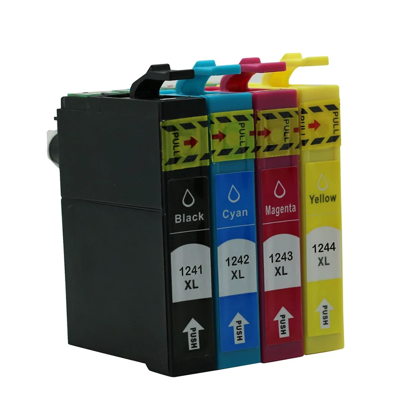 4 шт. Совместимый картридж epson 124 T1241 T24120 для nx125 nx625 nx420 workforce 520/325|ink cartridge|epson ink