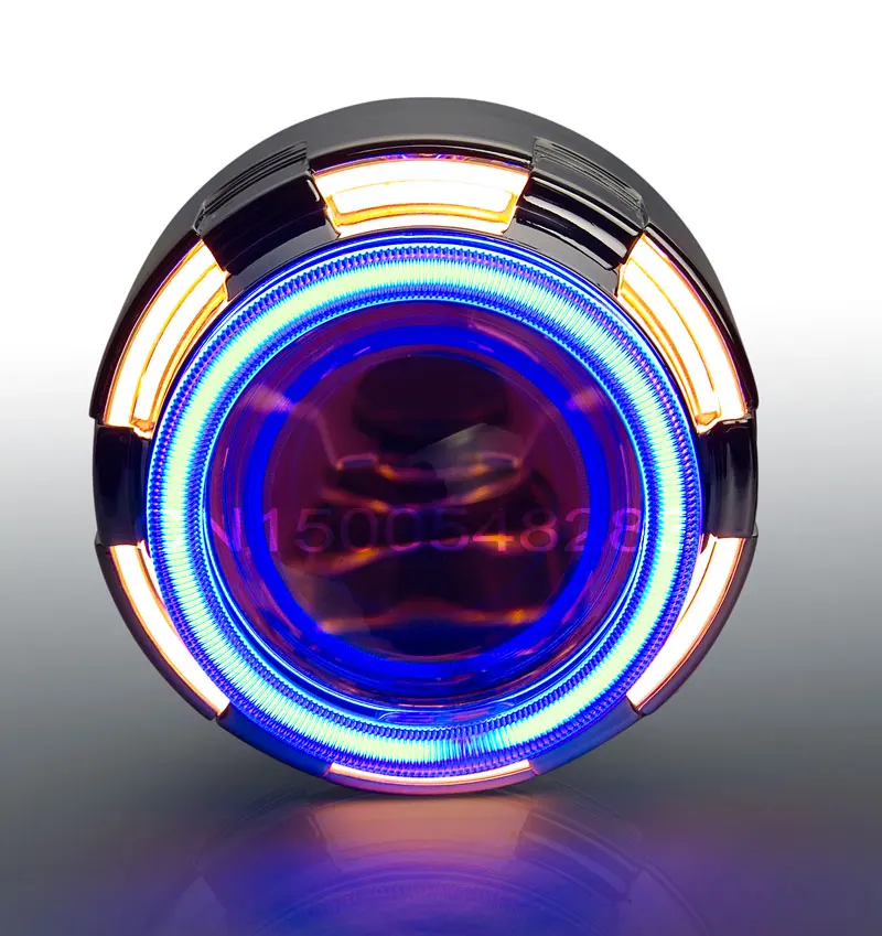 3 дюйма bi xenon HID объектив проектора H1 H7 H4 H13 9007 9005 9006 двойной угол глаз автомобиля