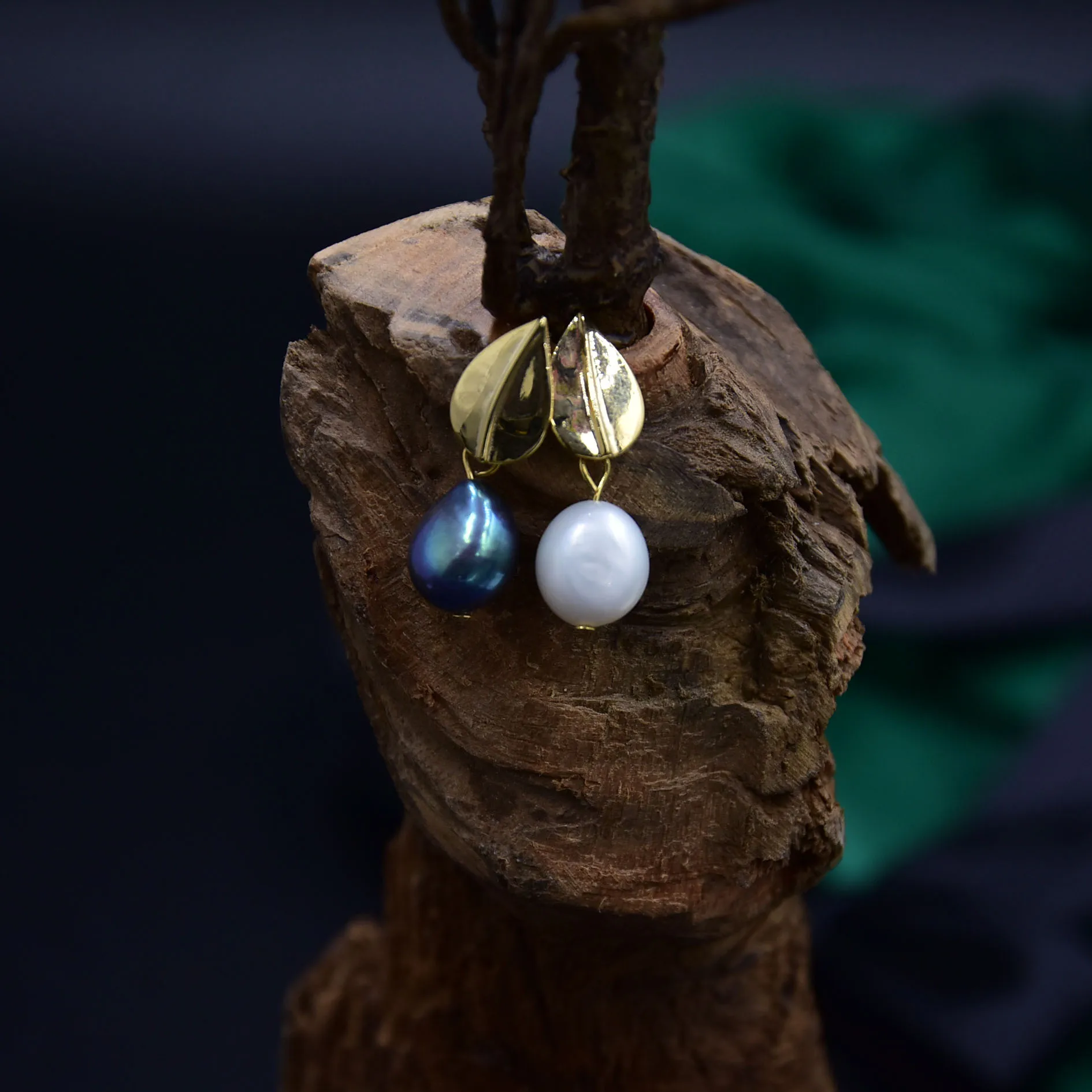 Серун ручной работы серьги из жемчуга в стиле барокко 8 9 мм серебро 925 пробы