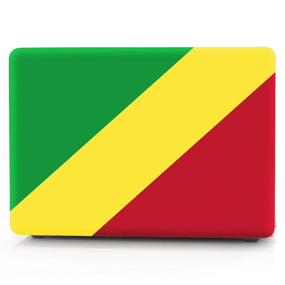 Congo Чехол для ноутбука MacBook Air 11 13 дюймов A1466 A1932 Pro 12 13 15 retina A1502 A1706 A1708 A1989 Национальный чехол с флагом - Цвет: Congo
