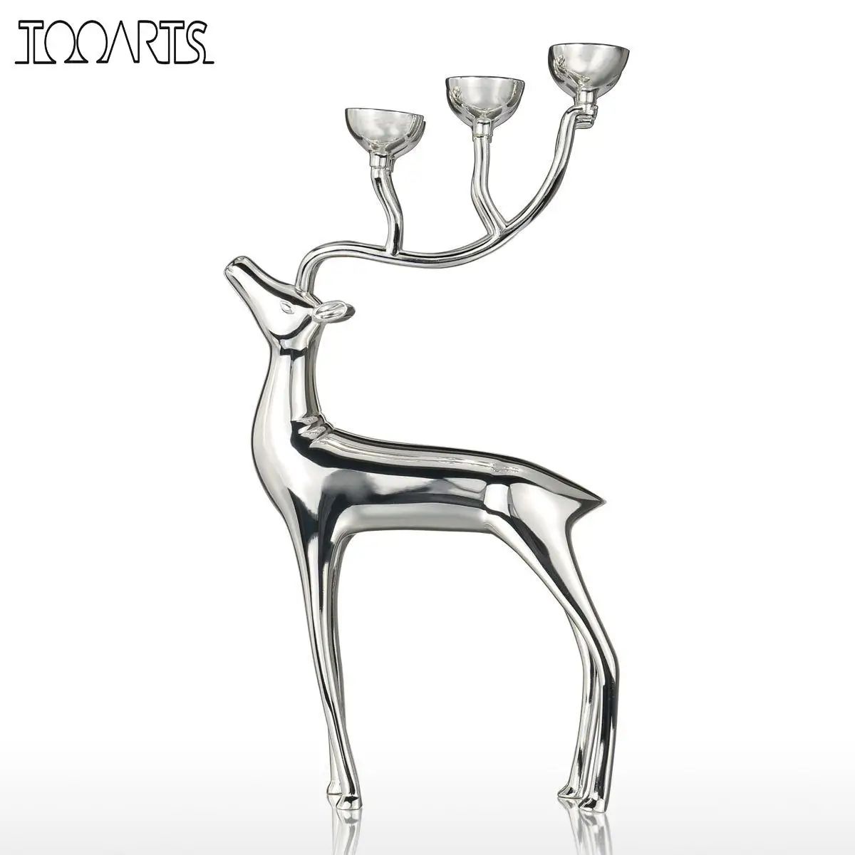 Tooarts подсвечники олень Подсвечник металл 6 стрелкового оружия Candelabros сплав свечи