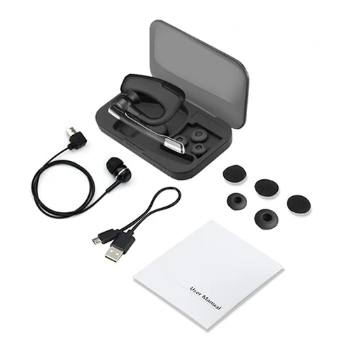 With storage box Новинка, K6, Bluetooth гарнитура, беспроводные наушники, наушники с микрофоном, 9 часов, время разговора, свободные руки, для вождения, для всех смартфонов - Цвет: With storage box