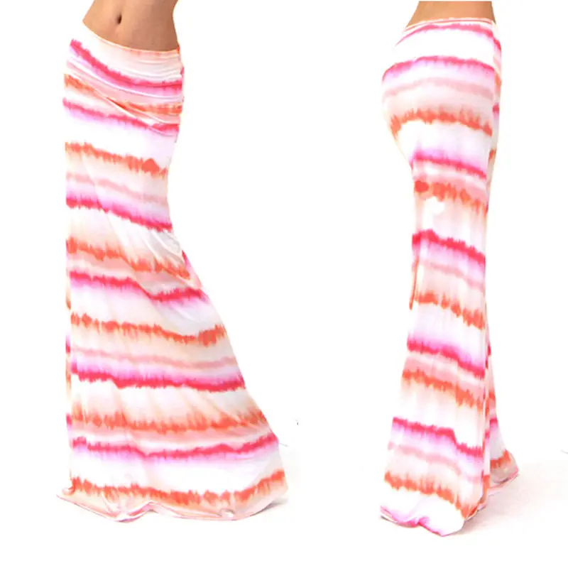 2017 сексуальные женщины Лето в стиле бохо Длинные Макси Вечерние пляжные талии