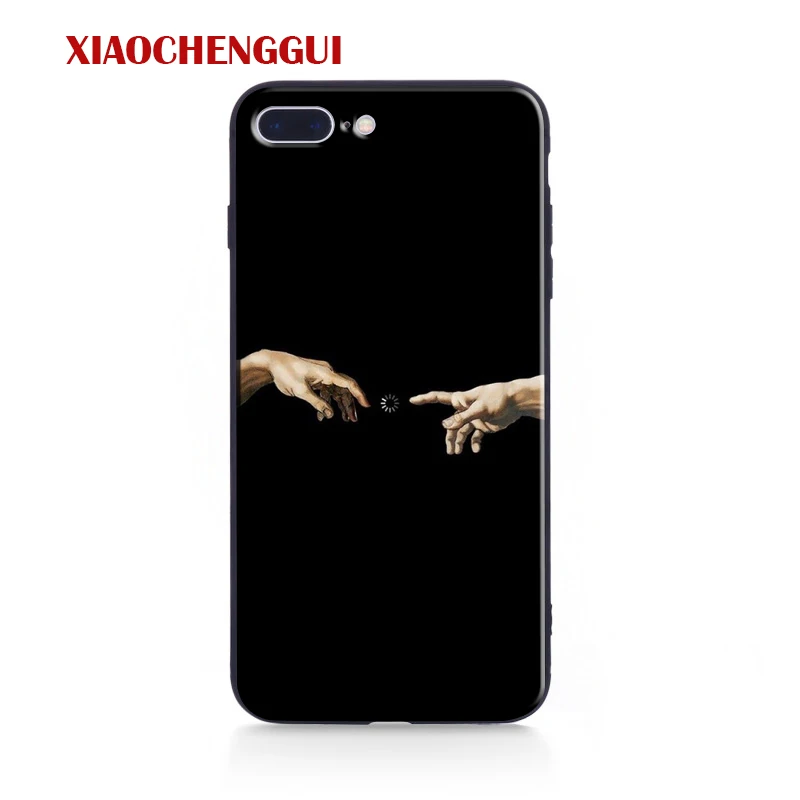 8 soft case Для iphone x чехол Мона Лиза арт Давид линии Мягкий силиконовый чехол для телефона чехол для iPhone 5S 6 6s 7 8 Plus XR XS Max 11 pro max чехол - Цвет: 8 soft case