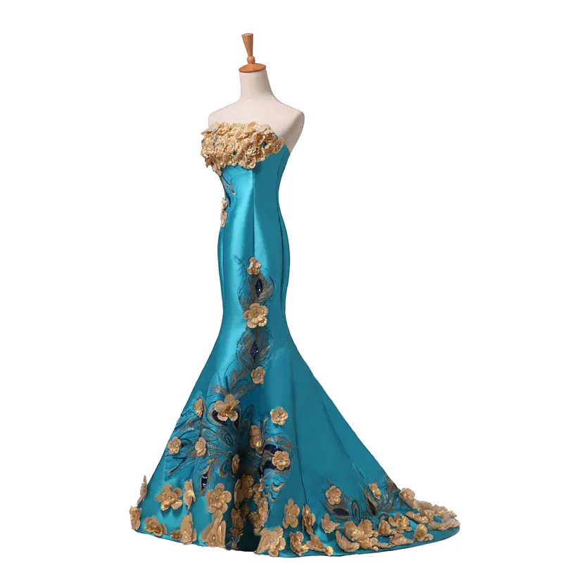 Модное Новое поступление элегантное вечернее платье Vestido de Festa роскошное