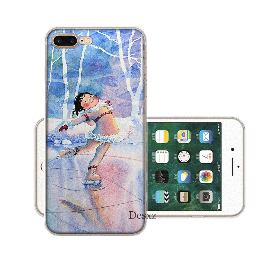 Чехол для телефона с фигурным катанием iPhone 11 Pro 5 5S SE 6 6s 7 8 Plus X XS XR Max | Мобильные
