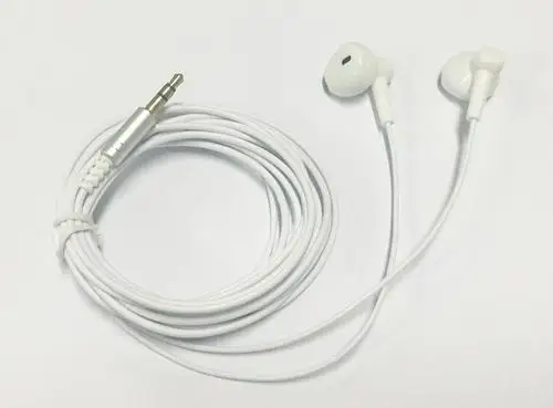 Белый 3,5 мм 3 метра длинные наушники контролировать гарнитура MP3 сабвуфер наушники сети якорь трансляции Live караоке проводные наушники - Цвет: Белый