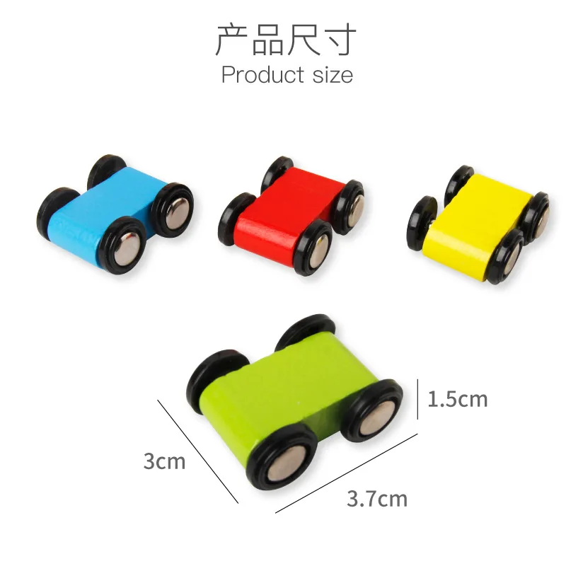 Детский Деревянный Забавный планер 4 слойный трек головоломка для автомобиля