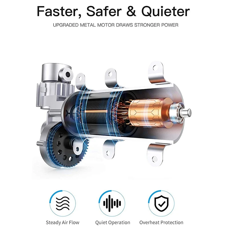 Портативный воздушный компрессор шин надувной насос для автомобильных покрышек