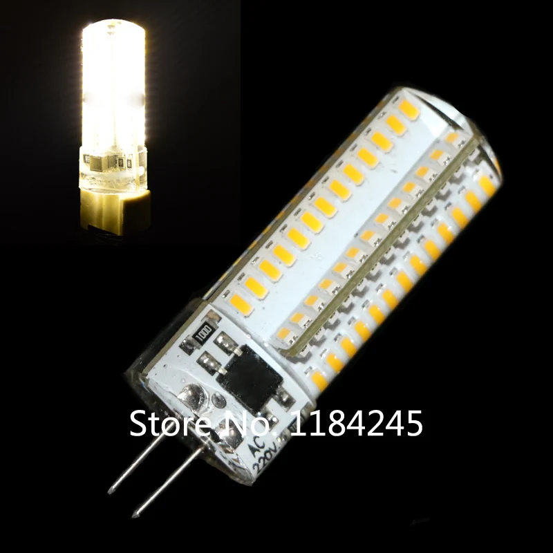 Новая суперъяркая белая Холодная Теплая 360 градусов 110 В 220 в 104 smd 3014 g4