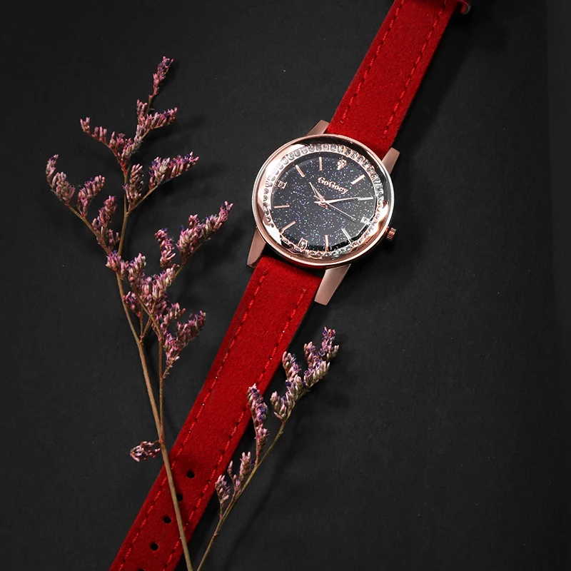 Роскошные женские часы с бриллиантами 2018 наручные звездного неба Женские