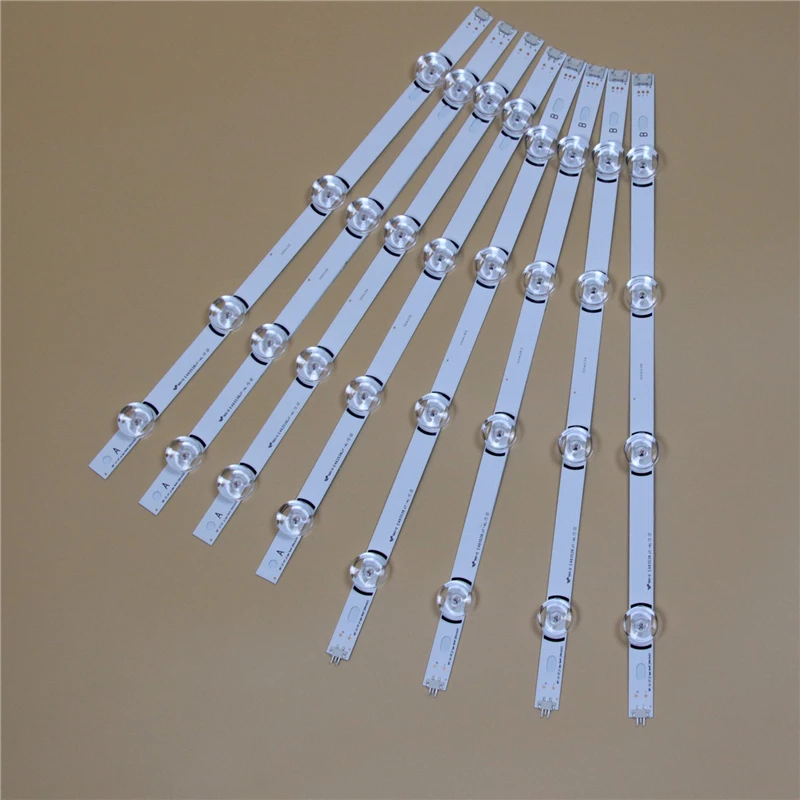 Светодиодные ленты для телевизора LG 42LB572U 42LB572V 42LB580B 42LB580N 42LB613V -ZM -ZP, комплект светодиодных лент для подсветильник Ки, 8 светодиодных лент