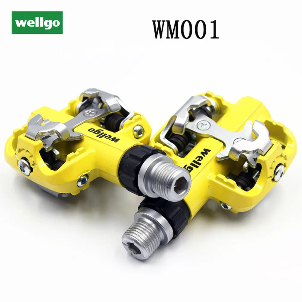 Wellgo WM001 Self-Locking pedals MTB bike clipless pedal Magnesium Alloy Bicycle Pedals | Спорт и развлечения
