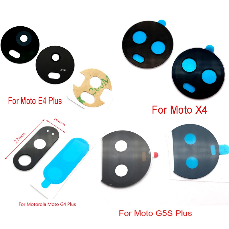 Новинка для Motorola Moto E6 E4 Plus G5 G5S G6 X4 G7 G8 Play E7 power Lite задняя камера стеклянный объектив