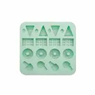 Подвеска для мороженого, пиццы ручной работы, кабошон, силиконовые формы, чехол для телефона, декоративные украшения сделай сам из смолы, подвеска, мини-пончик, форма для шоколада