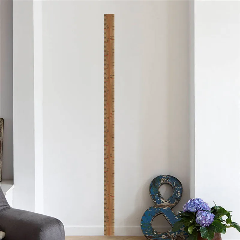 Линейка для измерения высоты настенные Стикеры детской комнаты домашний декор