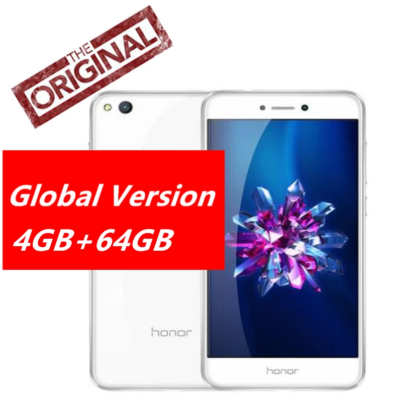 Huawei Honor 8 Lite 4 Гб 64 мобильный телефон Andriod 7 0 Восьмиядерный 5 2 дюйма 1920*1080 P задний 12.0MP