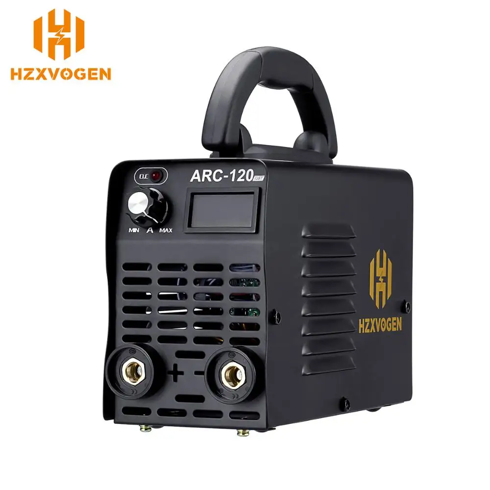 HZXVOGEN для дуговой сварки под флюсом 220V MMA сварочная машина мини Arc120 дуговой сварки с инструмент Портативный чемодан для дома завода начинающих Применение