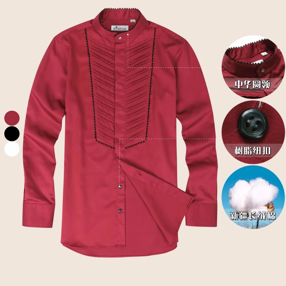 Deepocean мужская рубашка с длинным рукавом британский стиль одежда большие размеры