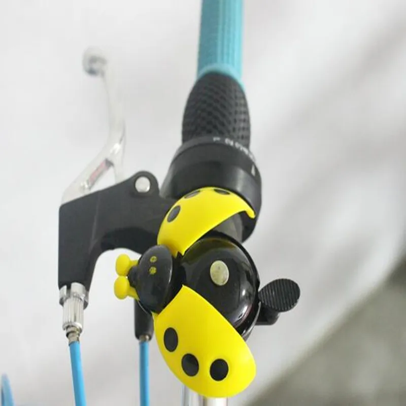 Мини велосипедный рожок звонок в виде божьей коровки кольцо Рог милые рингтоны