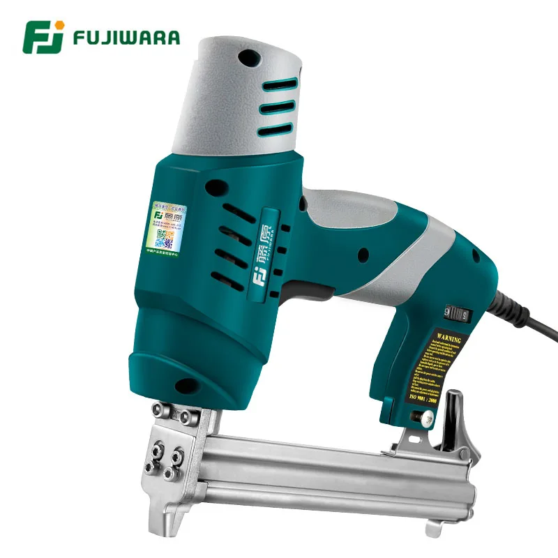 422J U-shape-nailer FUJIWARA Электрический гвоздь пистолет одноразового использования/двойного назначения гвоздь степлер 422J гвозди F30 прямой гвоздь пистолет Деревообрабатывающие инструменты - Цвет: 422J U-shape-nailer