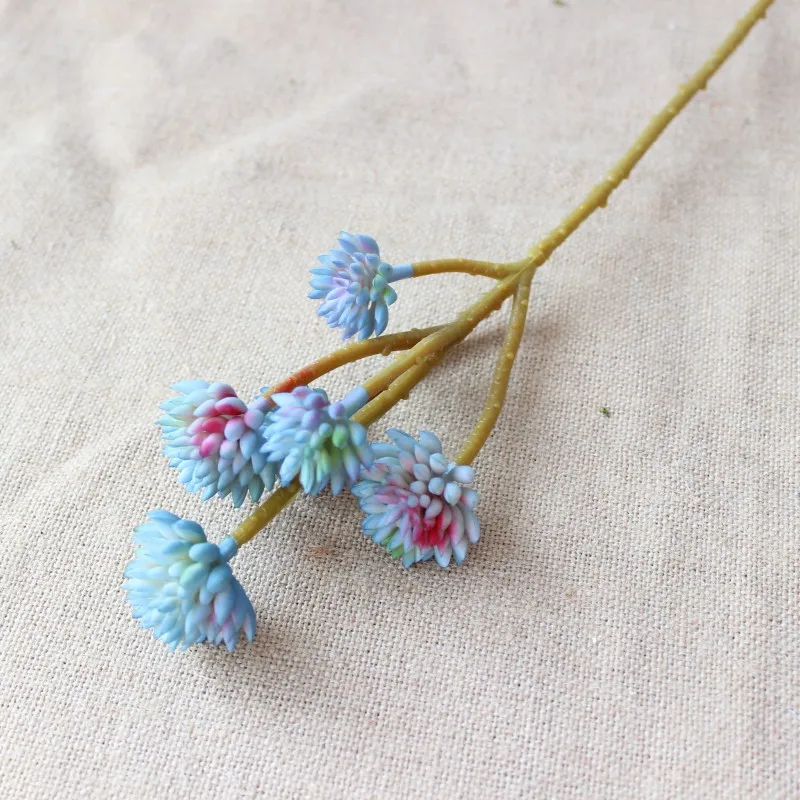 Мини-камень для суккулентов искусственные цветы лотоса высокая имитация зеленый