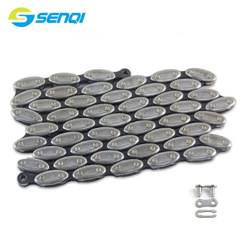 

Wear Resistant Flexible Special Pattern 98 Link Fixed Gear Bicycle Chain Single Speed Cycling Chain CZC001