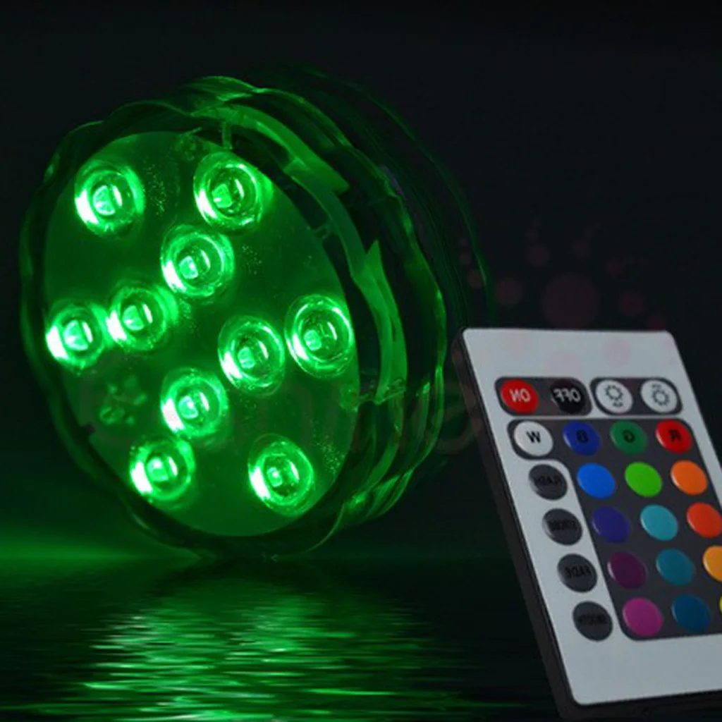 Цветной светодиодный RGB погружной светильник лампа для свадебной вечеринки с