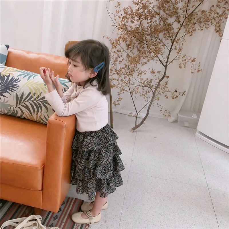 Весна 2019 Новое поступление Хлопковая универсальная многослойная юбка принцессы