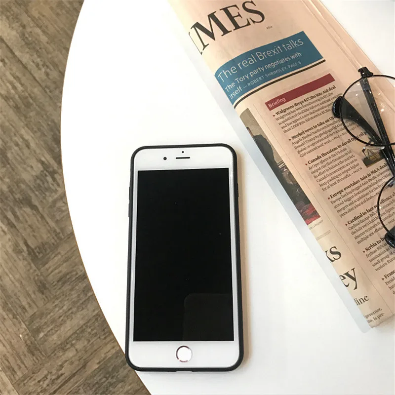 Любовь Красный силиконовый телефон чехол для iPhone 7 плюс 6 крышка Fundas оболочка s S X XS