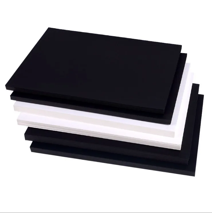 120-400gsm высокое качество A4 черно-белая крафт-бумага DIY ручной работы для изготовления карт крафт-бумага плотная бумага картон