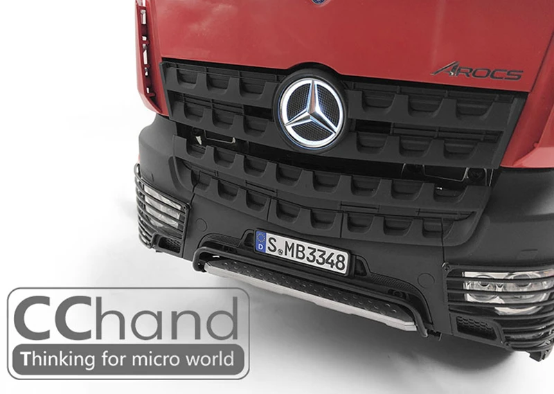 1/14 rc tamiya benz arocs обновленные части светодиодный логотип с berathing светильник, Модульный Набор для 1:14, масштаб benz 3348 rc самосвал