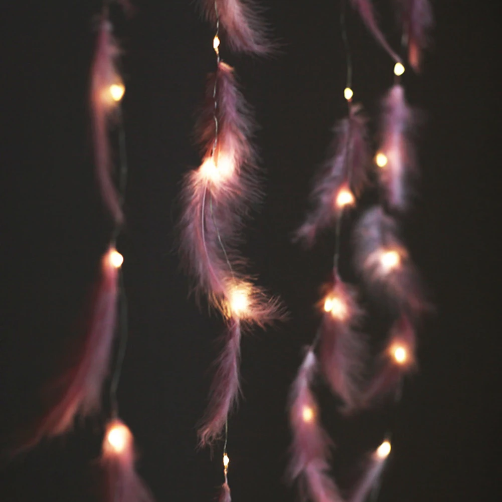 

3M Garden DIY Feather USB Led String Fairy Light String Xmas Party Home Wedding Garland Christmas Decorations